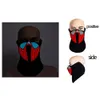 US Fashion 41 stilar El Mask Flash LED Musikmask med ljud Aktiv för dans Ridåkning Party Voice Control Mask Party Masks