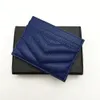 Hight Quality Men Women Credit Card Holders Mens Genuine Leather Mini Bank Card Holder Small Slim Wallet Wtih Box260J