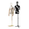 Högkvalitativ modell Kvinnors Suede Display Stand Half Dummy Korea Mannequin Dressmaking Hot Sale