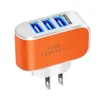 5V 3.1A 3 Usb-poorten Eu Ons Ac Thuis Lader Power Adapter Plug Voor Samsung S22 S23 htc Iphone 12 13 14 15 S1
