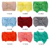 New Baby Knot Fascia Ragazze grandi fasce per arco Fasce elastiche per capelli Bowknot Turbante Copricapo solido Copricapo Fascia per capelli Accessori