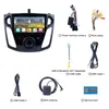 2 Din Autoradio Ford Focus için Araba Radyo Video 2012-2015 9 "HD Dokunmatik Ekran Dijital Ekran Bluetooth FM DVD USB SD Ayna