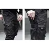 Lading broek mannen casual joggers broek effen mannelijke multi-pocket broek nieuwe heren sportkleding hiphop harem potlood1