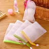 1000pcs/lot Fast shipping 9.5*15cm Soap Blister Mesh Soap Net Foaming Easy Bubble Mesh Bag Bath & Shower color Random