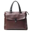 Vintage Bag Horizontal Literary Handbag Multifunction 14 inch Laptop Bag Fashion Business Briefcase