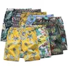 Conjunto de 2 peças de agasalho masculino de verão com estampa floral para viagens de praia roupas havaianas casuais coloridas bermudas camisas estampadas roupas de banho para férias