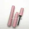 Logo personnalisé 10 ml bricolage brillant à lèvres boîte en plastique conteneurs vide rose givré Tube de brillant à lèvres Eyeliner conteneur de cils brillant à lèvres bouteille divisée