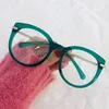 2020 neues Modedesign CH4568 Damen 039s tragen Kettendesign Cateye rundes Brillengestell Korrektionsbrille Komplettpaket Box UV42263070