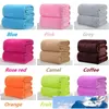 Ny 50 * 70cm Varm Flannel Fleece Blanketter Soft Solid Blankets Plush Vinter Sommar Kasta Filt På För Bäddsoffa Manta I136