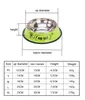 Candy color Dog Bowls cartoon Stainless Steel Dog Bowl Pet Feeders Cat Dogs Food Water Feed Bowl pet dog supply drop ship