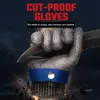 Cut Prevention Arm Stab Resistant Gloves CutProof Wrist Automobile Electromechanical Finger Protectors Cut Resistant Gloves4345648