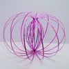 New stainless steel plastic Stee Toy Magic Toroflux Flow Ring Toys Kinetic Novelty Funny Outdoor Game Intelligent Decompression Toy boy girl