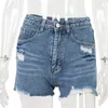 E-Baihui 2022 европейские и американские женские джинсы весенние летние новых молнией плаката шорты женские повседневные джинсовые шорты 10001