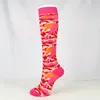 Компрессионные носки для мужчин и женщин, 37 стилей, унисекс, для занятий спортом на открытом воздухе, для бега, путешествий, длинные носки, облегчающие боль в коленях, счастливые