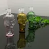 Smoking Pipes bongs Manufacture Hand-blown hookah Colorful Skeleton Pot