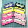 New Mink Eyelashes 50pcs paper eyelashes false capaging box for 25mm lash boxes packaging logo box makeup cilios