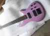 Frete Grátis 5 Cordas Rosa Baixo Guitarra com Rosewood Fretboard, 24 trastes, pode ser personalizado como pedido