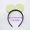 Haaraccessoires 4 Color Cartoon Muis Hoofdband Party Gift Omkeerbare Pailletten Haarbanden Minni Bands Leuke Bow Girl for Women1