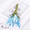 Mini Pe Lavendel Artificial Flowers for Wedding Home Decoration DIY Craft Present Bride Wreath Scrapbooking Fake Flower