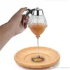 Matlagningsredskap Rensa honungssirap dispenser akrylkökhållarens potten container matlagningsverktyg dessertverktyg