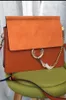 New Classic real leather Chain Handbag Circle Ring Shoulder Bags Women Flap Chain Bag Crossbody Bag Lady Handbags Messenger Purse2368