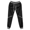 Calças Masculinas 4 Cores Masculinas Casual Costuras em Cores Contrastadas Calças Esportivas Streetwear Moda Atletismo Masculino Jogger