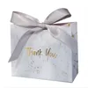 100pcs Lot Nouveau boîte de sac cadeau en marbre gris créatif pour fête Baby Shower Paper Boxes Package Favors Boîtes à bonbons325038958