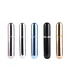 5ml hervulbare draagbare mini parfumflesje reiziger aluminium spray verstuiver lege parfumerie fles 15color optie DHL gratis LX2449