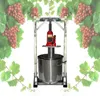 Hot 12l Commercial Fruit Juice Cold Press Juicing Machine Rostfritt stål Manual Grape Pulp Juicer Machine