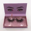 Nuevo diseño Lashwood Custom Mink Lash Packaging 25mm Fluffy Mink Eyelashes 100% hecho a mano Soft Mink Lash