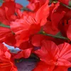 Heet water kastanje (5 stengels / bos) 26.38 "Lengte simulatie lente gladiolen voor thuis bruiloft decoratieve kunstbloemen