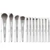 12pcs / 8pcs Makeup Brushes Set Blusher Foundation Pulverborste Ögonskugga Brow Eyeliner Kosmetiska borstar Set J1556