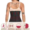 Corset Sexy en Latex pour sculpter le corps, entraîneur de taille, crochets à fermeture éclair, sous le buste, ventre mince, cintré à la taille, vêtements amincissants, noir 6467853