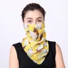 Donne da ciclismo viso maschera in seta al collo di seta balaclava all'aperto antipolvere solare protezione solare bandana maschere integrale riutilizzabile protezione protettivo designer