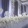 Arc de mariage décoration de fleurs artificielles fausses glanes wisteria vigne de fleur artificielle garland