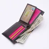 Code 1293 Genuine Leather Men Wallets Man Wallet and Key Chain set Short Purse With Card Holders High Quality