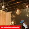 LED-landschapsdecoratie koperdraad rooklantaarn Kerst afstandsbediening rooklantaarn string binnenplaats decoratieve verlichting4843127