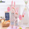 1 stks 43 cm 54cm hoge kwaliteit schattige metoo angela konijn pop bunny baby gevulde dier pluche pop voor kinderen speelgoed big size poppen z67