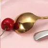 Hot Sale 304 Stainless Steel Round Head Spoon Classic Metal Stirrer Tea Honey Coffee Spoon 4.5*15.5cm