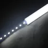 Barre de LED d'angle murale DC 12V 50CM SMD 5730 bande LED rigide avec coque en aluminium de Type V pour cuisine sous armoire