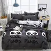 4pcs bedding cotton set super children adult king duvet cover set Fashion bed sheet grey polyester duvet luxury sets