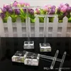 Free Shipping 5Sets(2pcs/Set) Band Clear Organic Glass Earring Jewelry Holder Display Stand, Fashion Jewelry Display