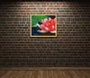 Beautiful Lotus 2 flowers Handmade Cross Stitch Craft Tools Embroidery Needlework sets counted print on canvas DMC 14CT /11CT