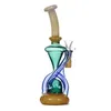 Nieuwe Vortex Dab Rig Recycler Oil Rigs Wax Water Bong Pipe Heady Klein Bongs with bowl of quartz banger bubbler cycloon beker hookahs