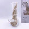 19.7cm/7.75inch Soft Glass Water Pipes Hookahs for Wax Oil Smoking