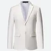 Ternos masculinos blazers 10 cores plus size 5xl 6xl branco jaquetas formais para homens fino ajuste vestido de festa de casamento homem clássico jacke313r