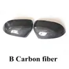 1 paio di coperture per specchietti per auto nero lucido per BM-W X3 X4 X5 X6 F15 F16 F25 F26 Specchietto retrovisore in fibra di carbonio / ABS 14-18