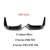 Body Kits MP/AC Style Real Carbon fiber Car wrap angle For 3 4 Series F80 M3 F82 F83 M4 Auto Parts Bumper