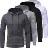 2021 Hoodies dos homens do outono Slim moletom com capuz homens casacos masculinos casuais ao ar livre sportwear streetwear roupas de moda tracksuit