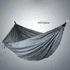Double Lightweight Nylon Hammock 44 Colors 270*140cm Parachute Multi-functional Camping Backpacking Travel Beach Hammocks Sports Toy OOA8194